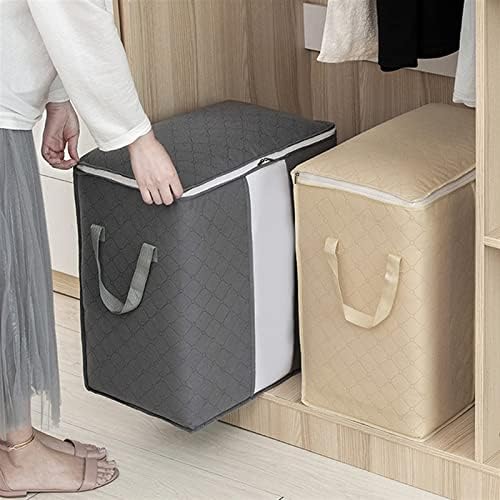 ZSFBBiao שקית אחסון מתקפלת שקית אחסון לא ארוג קופסת ארון בגדים בגדים מגורים מארגן קופסה אטום אבק מתחת לאחסון המיטה