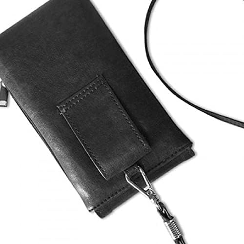 ארנק טלפון של משולש רומבוס מתומן ארנק ארנק תלייה כיס נייד כיס שחור