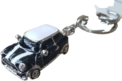 מיני סגנון מכונית מחזיק מפתחות מתנה ריינסטון פרטי קופר חידוש)