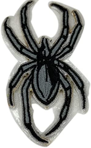 תיקון אלמנה שחורה - עכביש אלמנה שחורה יצירות אמנות רקומות ברזל -על/תפירה - 3.75