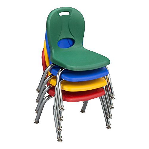 למידה-110-סי-אס-וו-כסדרות מבנה כיסאות לגיל הרך, אדום, ירוק, צהוב, כחול