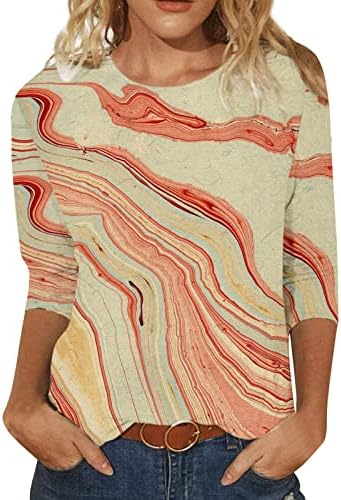 חולצות לנשים טרנדי מקרית קצר שרוול קיץ עניבה לצבוע כיכר צוואר בתוספת גודל חולצות קל משקל רטרו