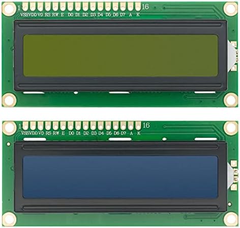 ZYM119 50 PCS LCD1602 צג LCD 16x2 מודול תצוגת LCD תווים HD44780 בקר כחול/צהוב מסך ירוק