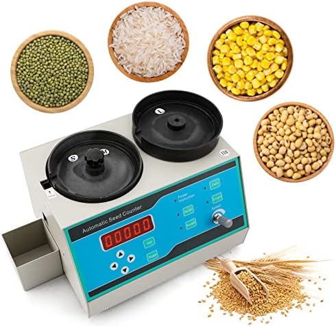 Cgoldenwall מכונת דלפק אוטומטית מיקרו -מחשב מכשיר ספירת זרעי אורז תירס סויה תירס חמנית חמניות כחול צמחייה כחול