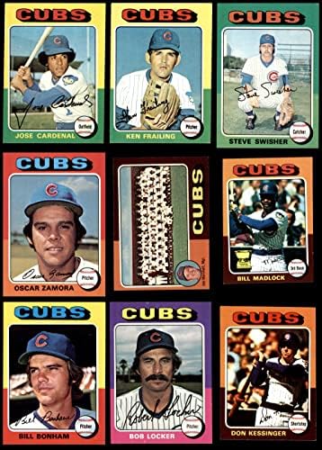 1975 Topps Chicago Cubs ליד צוות Set Chicago Cubs NM Cubs