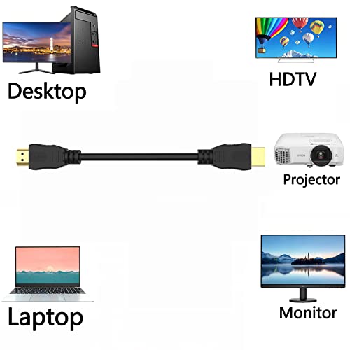 4K HDMI 2.0 כבל 4.9 רגל 4K 60 הרץ תומך בתמיכה בקצב ההעברה של 18 ג'יגה -ביט לשנייה תמיכה HDR 3D תואם לכל מכשירי HDMI