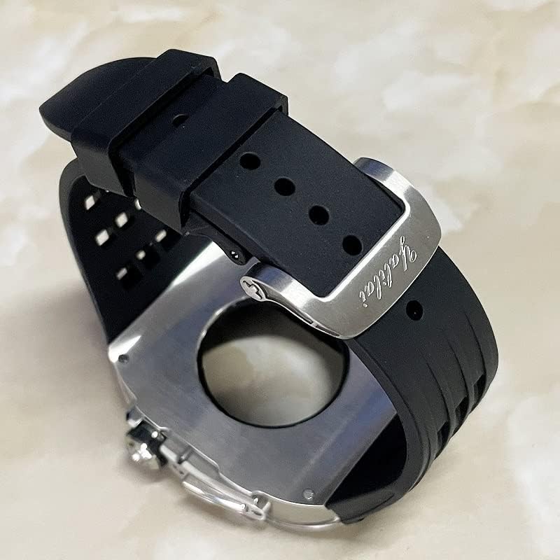 ערכת Mod Watch Texum ， לשינוי Apple Watch 8 Ultra 45 ממ להקת Fluororubber עבור IWatch Series 8 7 SE 6 5 4 45/44 ממ.