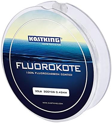 קו דיג של Kastking Fluorokote - מצופה פלואורו -פחמן טהור - 300YDS/274M 150YDS/137M סליל פרימיום - שדרוג ממונו