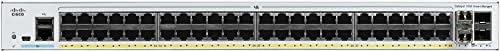 Cisco Catalyst 1000-48FP-4G-L מתג רשת, 48 יציאות Gigabit Ethernet POE+, 740W תקציב POE, 4 1 גרם יציאות UPLINK