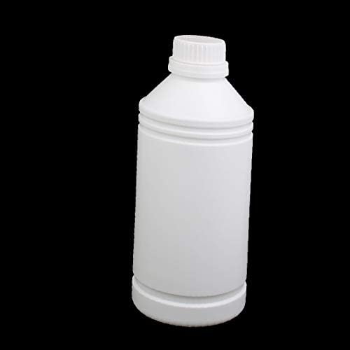 X-DREE 34OZ HDPE פלסטיק לבן ניתן למילוי צר צנצנת אחסון נוזלי צנצנת (Frasco de Botella de Almacenamiento de cosa de