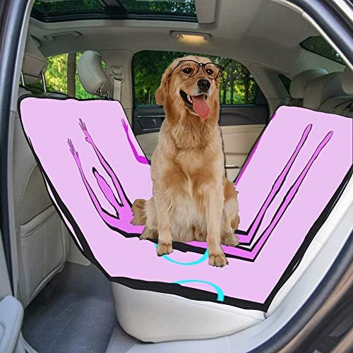 כיסוי מושב כלב מותאם אישית הולה הופ עיצוב סגנון חמוד קריקטורה הדפסת רכב מושב מכסה לכלבים עמיד למים החלקה עמיד