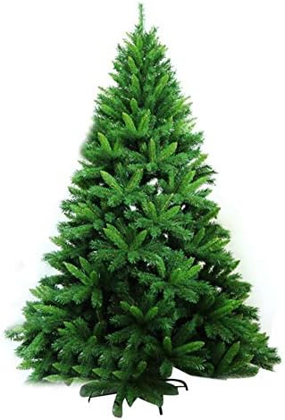 עץ חג המולד של עץ חג המולד של עץ חג המולד של ZPEE ירוק, חומר PVC עץ אורן צירים מלאכותי עם עמדת מתכת קל להרכבה