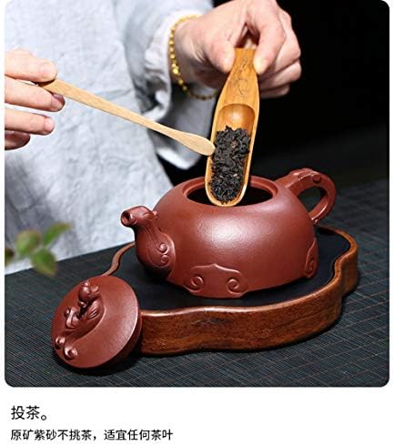 Ldygteaservice סיני yixing zisha teapot, 290 מל פיניקס סיני גילוף, וינטג 'בעבודת יד רטרו ייחודי מזרחי עיצוב עתיק עפרות