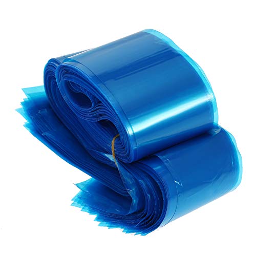 קעקוע קליפ כבל מכסה לייהו 100 יחידות קליפ כבל שרוולים שקיות חד פעמי מכסה עבור קעקוע מכונת פלסטיק כחול