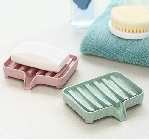 Qianbaobao חדר אמבטיה ניקוז קופסת סבון סבון סבון קופסת אחסון קופסת מטבח אמבט ספוג אחסון כוס מתלה סבון מחזיק ניקוז,
