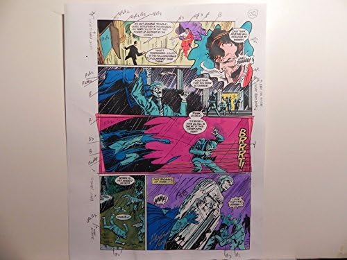 באטמן 470 בציר האלים והגברים חתום אדריאן רוי עם מדריך צבע עמ ' 20