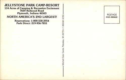 מחנה פארק ג 'ליסטון-אתר הנופש פלימות', אינדיאנה בגלויה וינטאג ' מקורית