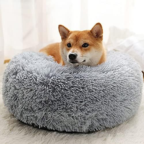 מיטת כלבים פויי ארוכה מיטת חיות מחמד לחתול מיטה סופר רכה לכלבים עגולים חמים ישנה כרית כרית כרית ניידת ציוד כלבים