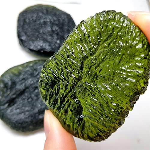 Xiaojia טבעי נדיר נדיר גולש גביש מולדוויט גביש מטאוריט צ'כיה אבן אבן חן מקורית קולקציית אבן חן מקורית כנגד כוח -100-120