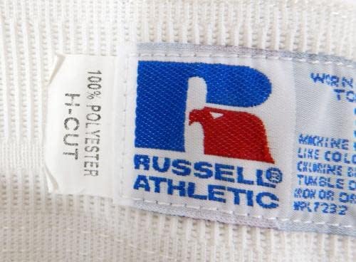 משחק מרלינס פלורידה השתמשו במכנסיים לבנים 35 DP32853 - משחק מכנסי MLB משומשים