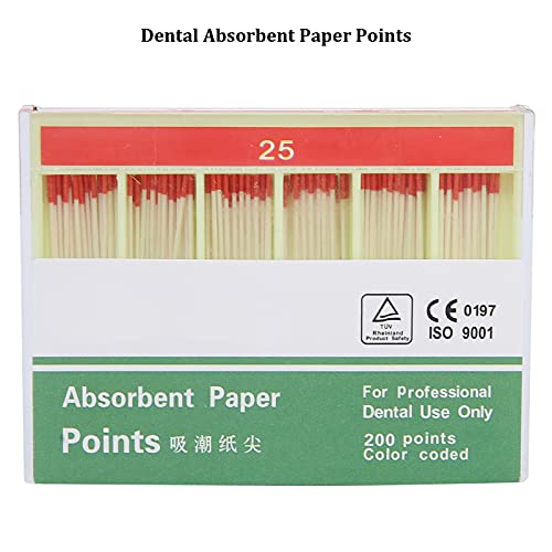 סופג נייר נקודות, שיניים שורש ניקוי חומר, 200 יחידות שיניים סופג נייר נקודות שורש סופג נייר נקודות שיניים כלי