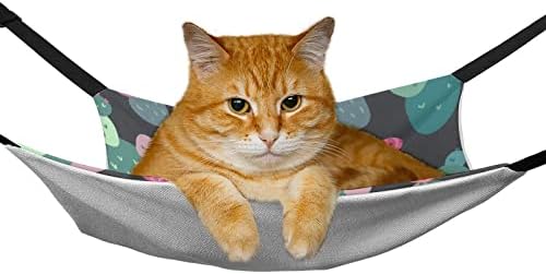 חתול מיטת ירוק קקטוס לחיות מחמד כלוב ערסל לנשימה תליית מיטת עבור חתלתול גור ארנב החולדה 16.9 איקס 13
