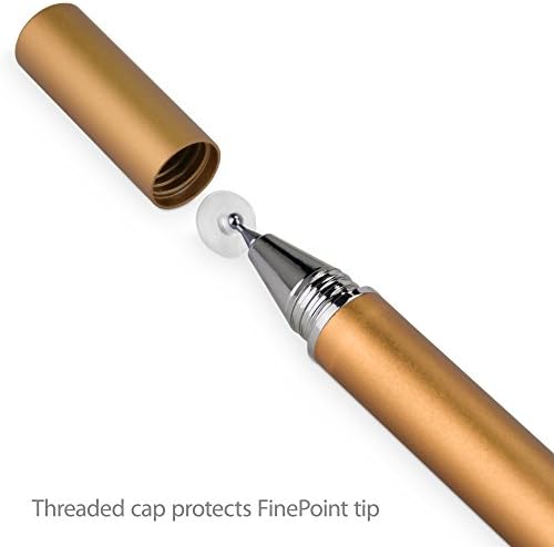 עט חרט עבור Apple iPad Mini 6th Gen - Finetouch Capacitive Stylus, עט חרט סופר מדויק עבור אפל ipad mini 6th gen - שמפניה זהב
