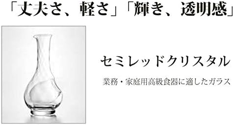 Toyo Sasaki Glass Tumbler, Tockata, 6.1 fl oz, מיוצר ביפן L50-06