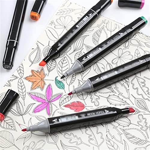 DLOETT 40/48 צבעים סמנים מבוססי עט עט כפולים לרישום מנגה ציור ציוד אמנות בית ספר