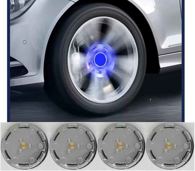 כובעי גלגל אור אוטומטיים צפים תואמים לרכבי BMW, כובעי גלגל רטרו כדי להתאים לגלגלי OEM-4pcs