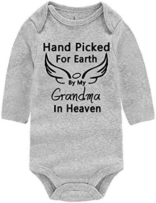 AMBERETECH BABY ROMPER יד שנבחרת לכדור הארץ על ידי סבי/סבתא בשמיים בנות תינוקות בנות בנות גופה