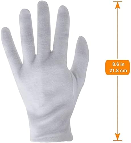 כפפות רב תכליתי לבן כותנה כפפות כללי התנהגות ניקוי ביטוח עבודה אספקה ביתית