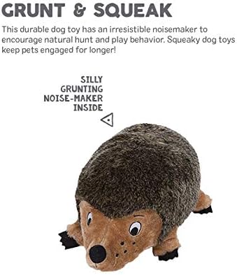 Godog Tillife Chipmunk Squeaker צעצוע של Plush PET לכלבים וגורים, רכים ועמידים, קשוחים ועמידים לעיסה, תפרים