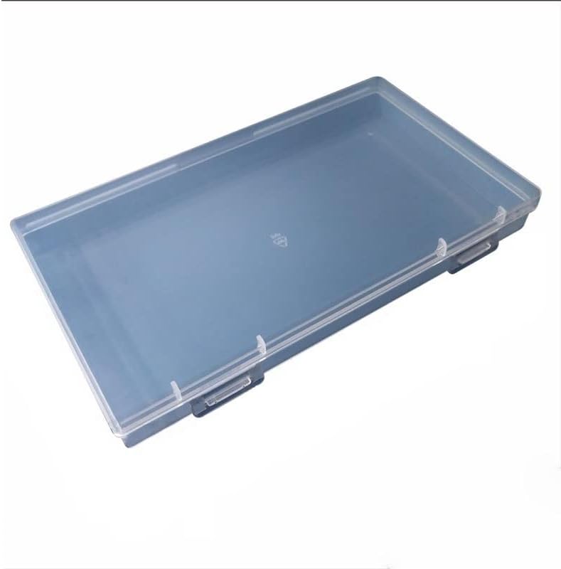 תיבת אחסון מסכות שטוחה וארוכה PP קופסת פלסטיק קופסת פלסטיק 19.5 * 11.5 * 2.4 סמ