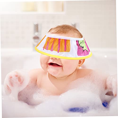 טויאנדונה 2 יחידות שמפו כובע תינוקות תינוקות לשחות כובע ילד שמפו ילדים אמבט מגן לשטוף שיער מגן כובע אמבטיה כובע תינוקות