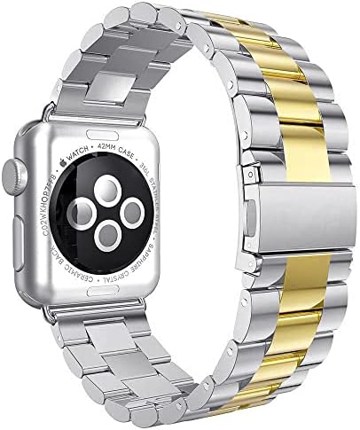 תואם להקת Apple Watch 49 ממ 45 ממ 44 ממ 40 ממ 41 ממ 38 ממ 42 ממ רצועת נירוסטה יוקרתית לרצועת Apple iWatch Ultra SE סדרה