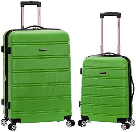 רוקלנד מלבורן הארדסייד להרחבה ספינר גלגל מזוודות, ירוק, 2-חתיכה להגדיר