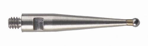 Brown & Sharpe Tesa 18.60202 Stylus עם קצה כדור קרביד עבור מחוון בדיקת חיוג לרוחב Tesatast, אורך 12.53 ממ,