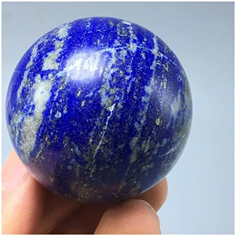 טבע טבעי Lapis Lazuli Quartz Sphere Ball Ball Demodimene Healing Stone Ward of Spirits Spirits Money ציור הון עושר