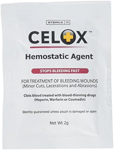 Celox Granular Hemostat Crysting Blood Clotting, 3 ספירת