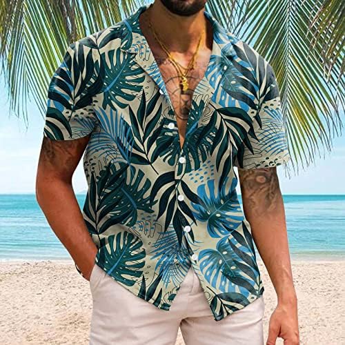 BMISEGM חולצות גברים בקיץ גברים גברים שרוול קצר מזדמן אביב אביב קיץ תהליך צוואר 3D 3D חולצות מודפסות רזה כושר שרוול