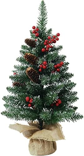 עץ חג המולד של גנזונו 1 PC עצי חג המולד מיניאטוריים עצי חג מולד מלאכותיים עם בסיס עץ מיני עצים סיסל עצי שלג עצי בקבוק עצי עצי