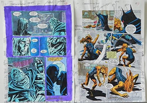 צל העטלף 27 אמנות ייצור צבע מקורית 24 עמודים חתומים א. רוי