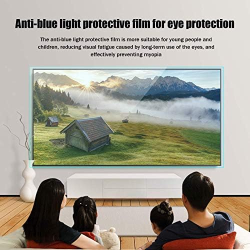 מגן מסך טלוויזיה של Aizyr 50 אינץ '-סרט אנטי-בוהק/אנטי-סקרטס פילטר אור כחול עבור LCD, LED, 4K OLED ו- QLED HD TVESTRASES, 50in