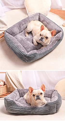 SXNBH מלבן מיטת שינה שק שינה כלב גור מלבל ספה מיטת חיות מחמד בית חורף מיטות חמות כרית לכלבים קטנים