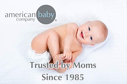 חברת התינוקות האמריקאית ערך כותנה טבעי סרוג סריג סריג נייד/מיני-תואר, שנהב, נושם רך, לבנים ולבנות