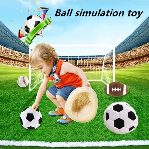 Xiyuan 18 אינץ 'כדורגל לזרוק כרית רכה רכה וממלאת כדורגל צעצועי כדורגל קטיפה כריות כדורגל עמידות כדורי ספורט