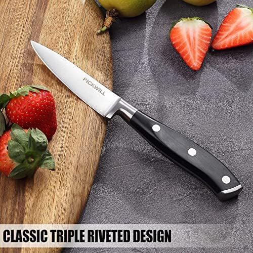סכין חיתוך פיקוויל 3.5 אינץ ' וסכיני סטייק סט של 8