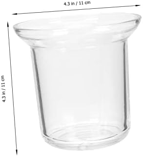 Zerodeko 2 יחידות כוס זכוכית אסלה מתקפלת לכוס מברשת אסלה מחזיק מכשול מברשת מכוסה מכוסה כוס קרצוף מברשת מברשת