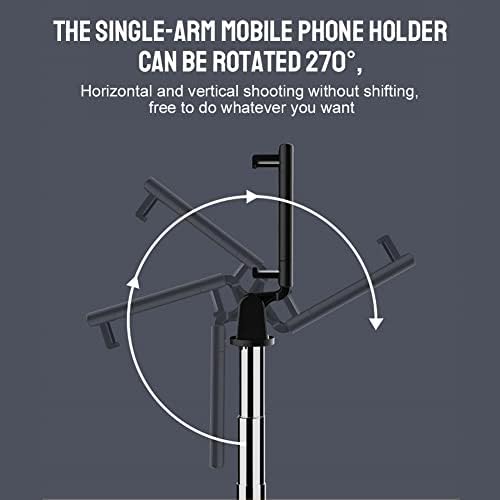 טלפון סלולרי של ג'ונג'י מקל Selfie Stick Stand עם גודל קומפקטי מרוחק אלחוטי, חצובה טלפונית קלילה הניתנת להרחבה